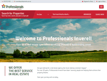 Tablet Screenshot of professionalsinverell.com.au